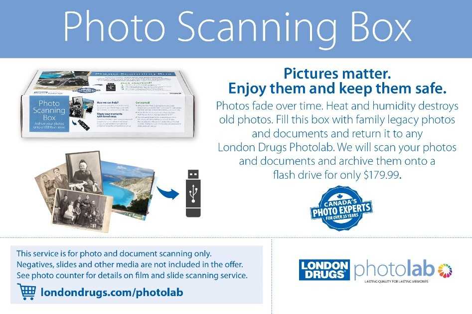 Preserve Old Photo Memories with the New Photo Scanning Box Available