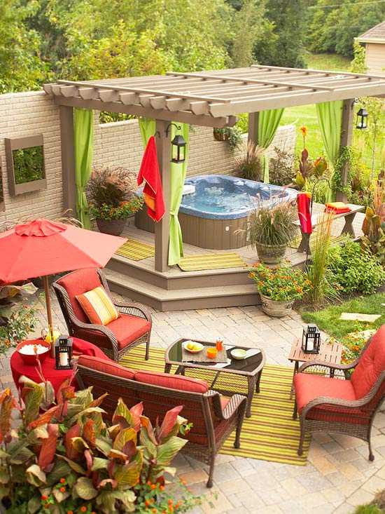 8 Beautiful Backyards to Drool Over - Hot Tub Heaven