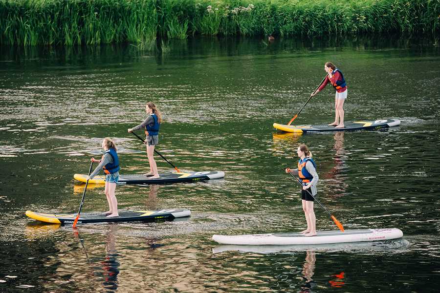 canadian camping shopping list - stand up paddleboarding