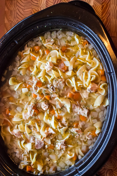 Crock Pot Chicken Noodle Soup