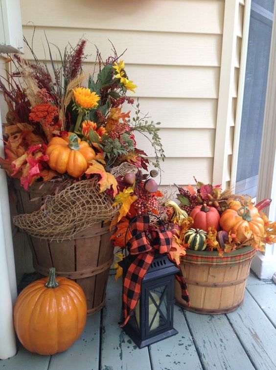 Fall Decor  Decorative Wicker Basket