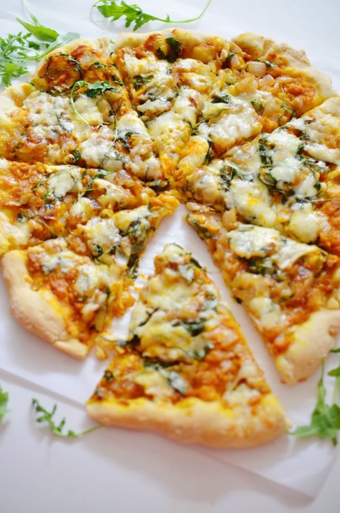 pumpkin recipes - savoury pumpkin pizza