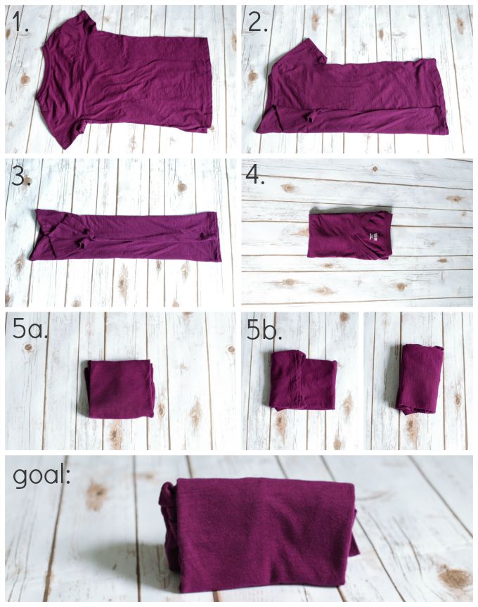 Fold Shirts KonMari Method London Drugs Blog