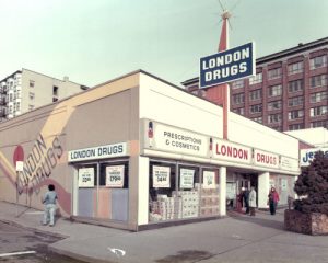 London Drugs store 3 in New Westminster circa 1975