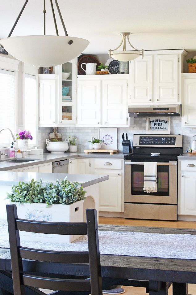 How to Organize Kitchen Cabinets - Clean and Scentsible