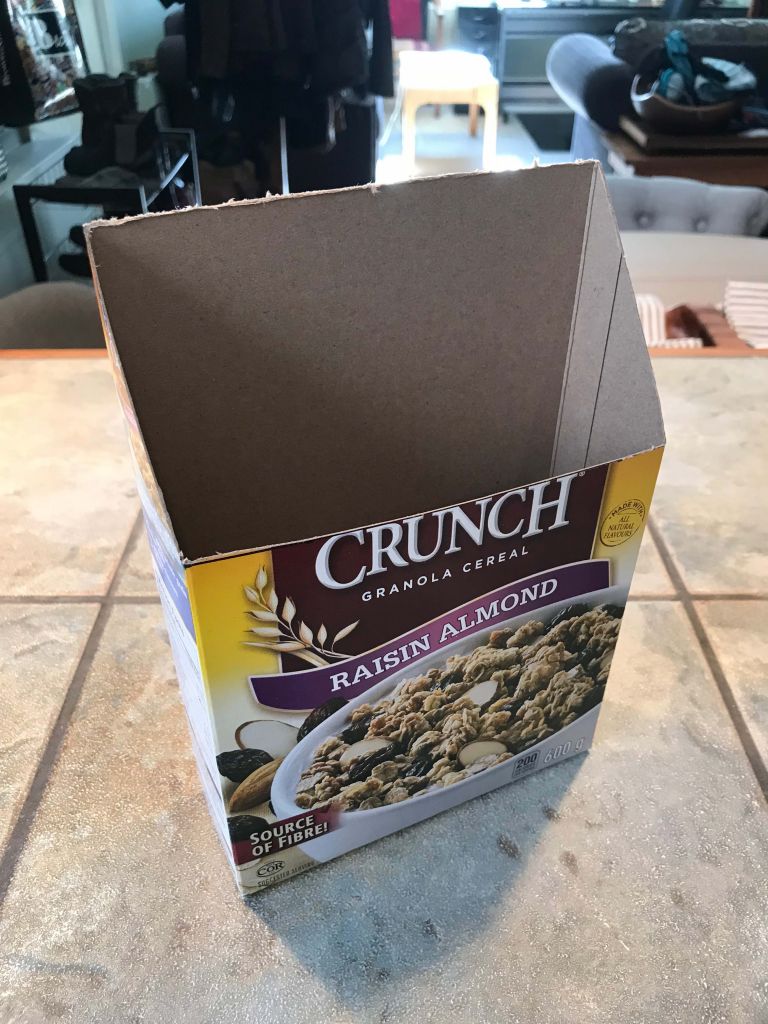 Upcycled Crafts with Cereal Boxes