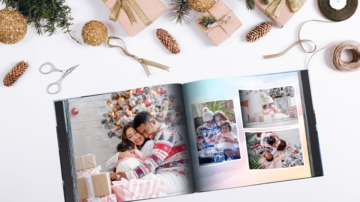 Christmas Photo Book Album for Photographers, Christmas Photo