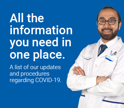 All the information you need about our procedures and updates regarding COVID-19 in one place