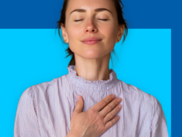 Seasonal allergies, London Drugs, person placing hand on chest and breathing, allergy management, allergy relief